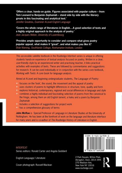 Produktbild: The Language of Poetry
