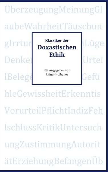 Produktbild: Klassiker der Doxastischen Ethik
