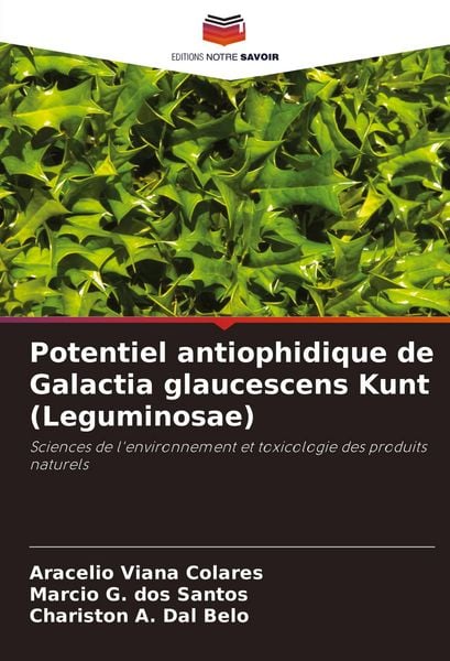Produktbild: Potentiel antiophidique de Galactia glaucescens Kunt (Leguminosae)