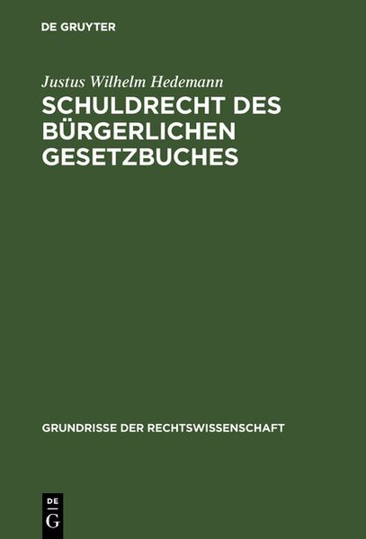 Produktbild: Schuldrecht des B&uuml;rgerlichen Gesetzbuches