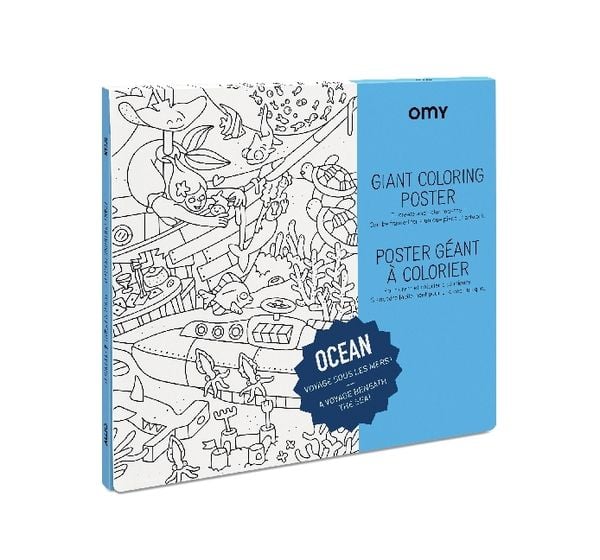 Produktbild: Giant Coloring Poster 70 x 100, Ocean