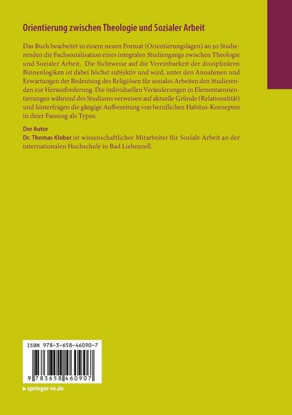 Produktbild: Orientierung zwischen Theologie und Sozialer Arbeit