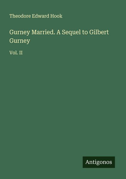 Produktbild: Gurney Married. A Sequel to Gilbert Gurney