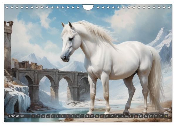Produktbild: Sch&ouml;ne wilde Mustangs (Wandkalender 2026 DIN A4 quer), CALVENDO Monatskalender