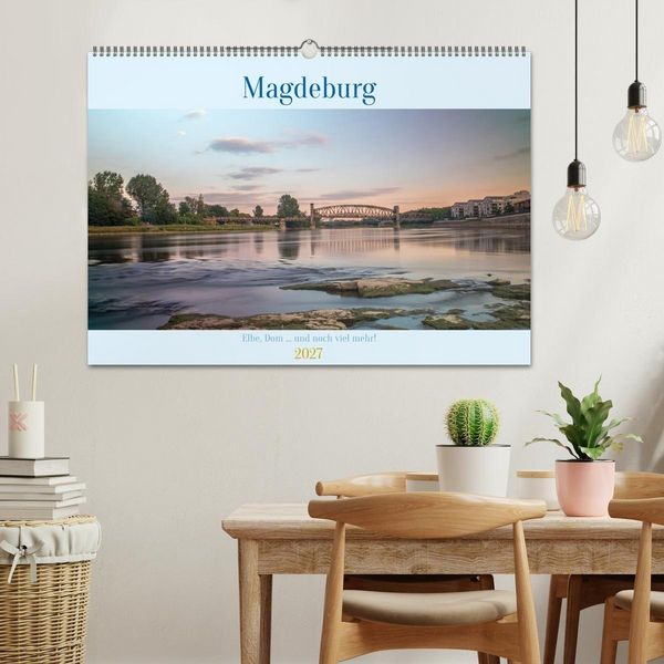 Produktbild: Magdeburg - Elbe, Dom... und noch viel mehr! (Wandkalender 2027 DIN A2 quer), CALVENDO Monatskalender