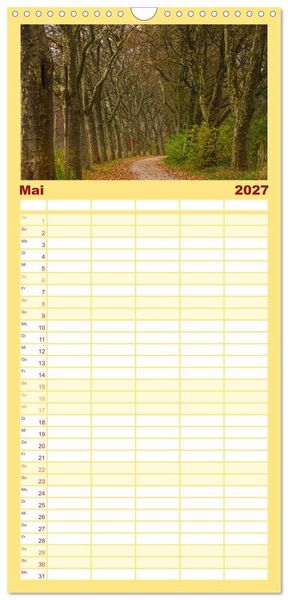 Produktbild: Familienplaner 2027 - Herbst rund um den Bodensee mit 5 Spalten (Wandkalender, 21 x 45 cm) CALVENDO