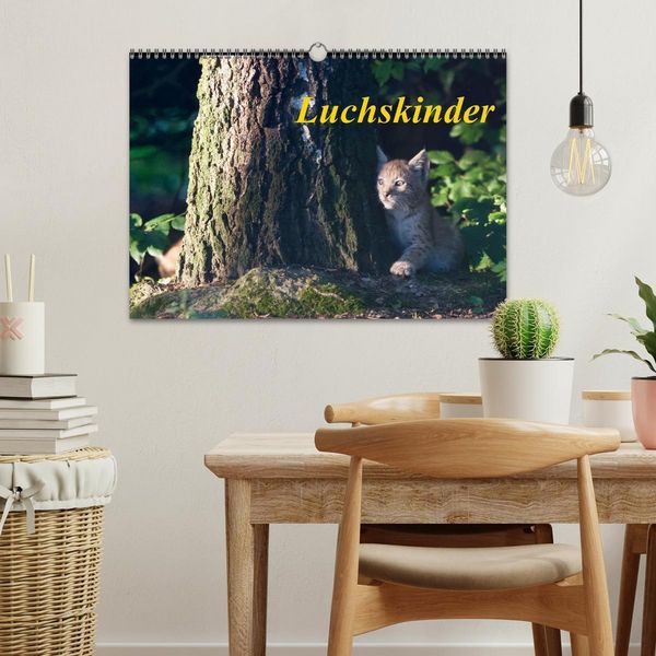 Produktbild: Luchskinder (Wandkalender 2026 DIN A3 quer), CALVENDO Monatskalender