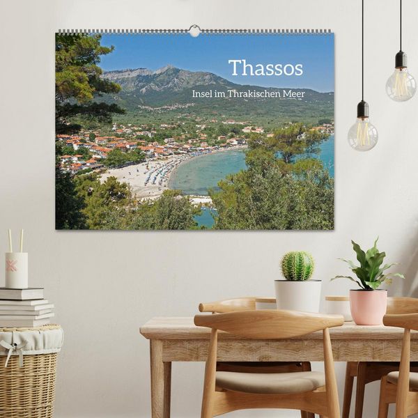 Produktbild: Thassos - Insel im Thrakischen Meer (Wandkalender 2026 DIN A2 quer), CALVENDO Monatskalender