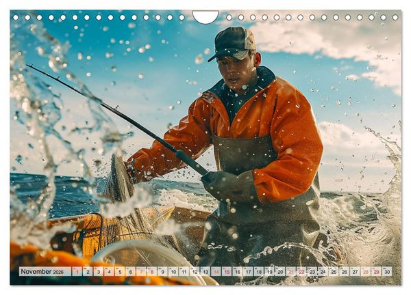 Produktbild: Angeln und Fischen Impressionen (Wandkalender 2026 DIN A4 quer), CALVENDO Monatskalender