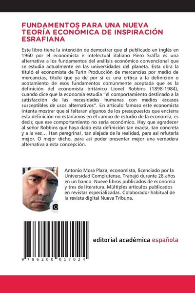 Produktbild: Fundamentos Para Una Nueva Teor&iacute;a Econ&oacute;mica De Inspiraci&oacute;n Esrafiana