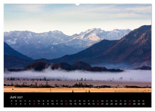 Produktbild: Licht &uuml;ber Bergen und Seen (Wandkalender 2027 DIN A2 quer), CALVENDO Monatskalender