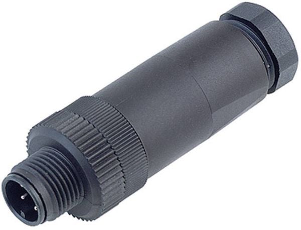Produktbild: binder 99-0429-43-04 Sensor-/Aktor-Steckverbinder, unkonfektioniert M12 Stecker, gerade Polzahl Sensoren: 4 1 St.