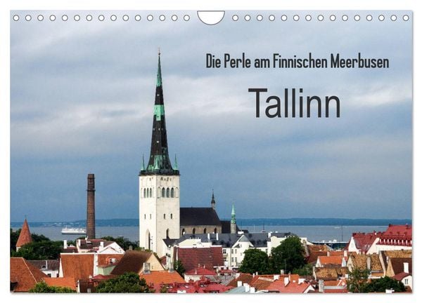 Die Perle am Finnischen Meerbusen Tallinn (Wandkalender 2026 DIN A4 quer), CALVENDO Monatskalender