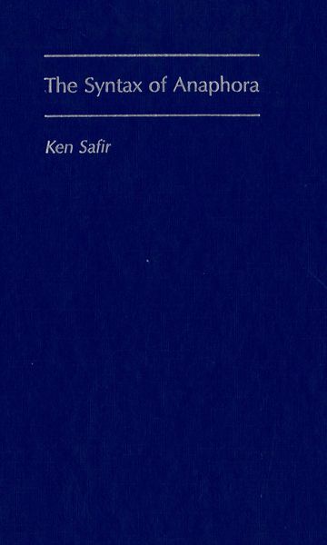 Produktbild: The Syntax of Anaphora