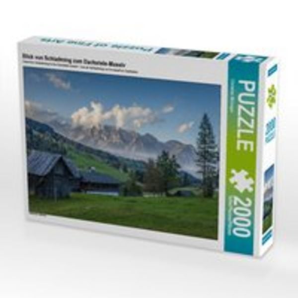 CALVENDO Puzzle Blick von Schladming zum Dachstein-Massiv 2000 Teile Lege-Größe 90 x 67 cm Foto-Puzzle Bild von Christian Müringer