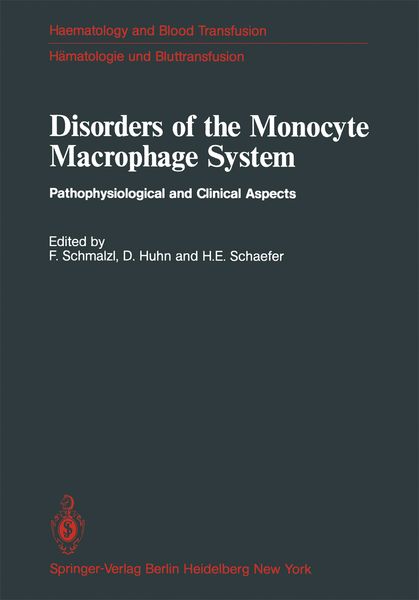 Produktbild: Disorders of the Monocyte Macrophage System