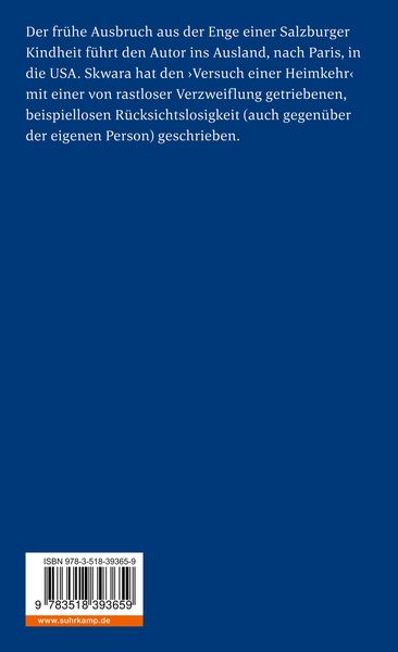 Produktbild: Versuch einer Heimkehr