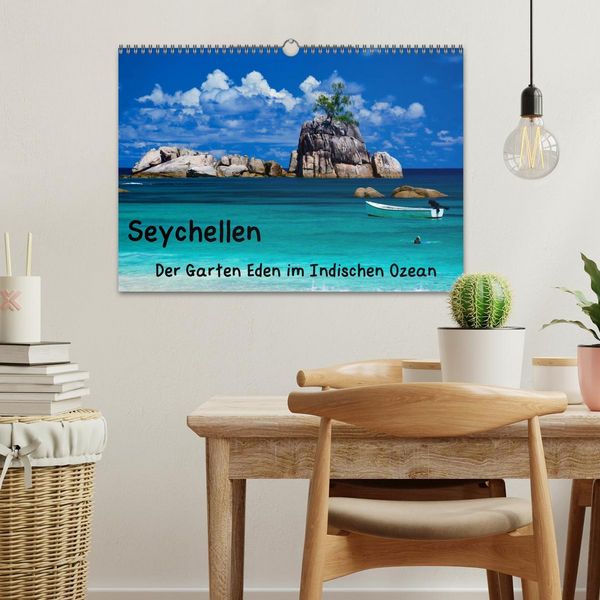 Produktbild: Seychellen - Der Garten Eden im Indischen Ozean (Wandkalender 2026 DIN A3 quer), CALVENDO Monatskalender