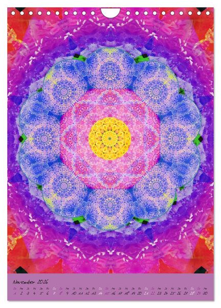 Produktbild: BLUMEN MANDALAS (Wandkalender 2026 DIN A4 hoch), CALVENDO Monatskalender