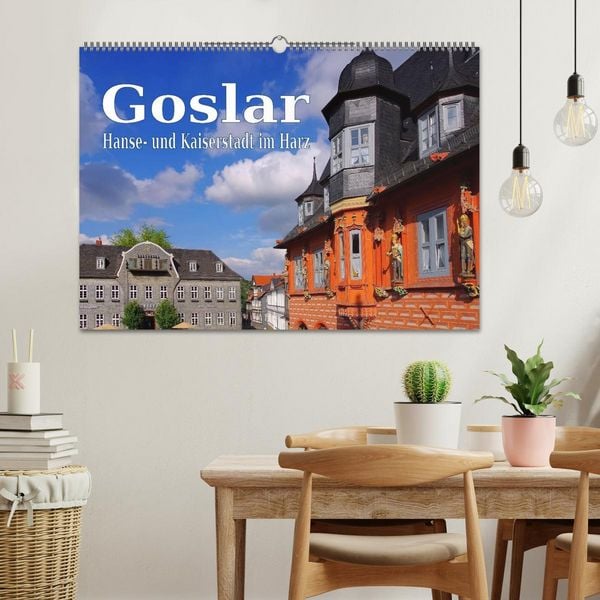 Produktbild: Goslar - Hanse- und Kaiserstadt im Harz (Wandkalender 2026 DIN A2 quer), CALVENDO Monatskalender
