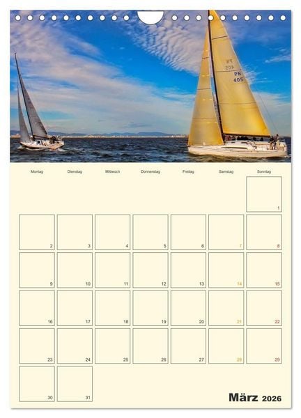 Produktbild: Segeln, unser Jahresplaner (Wandkalender 2026 DIN A4 hoch), CALVENDO Monatskalender