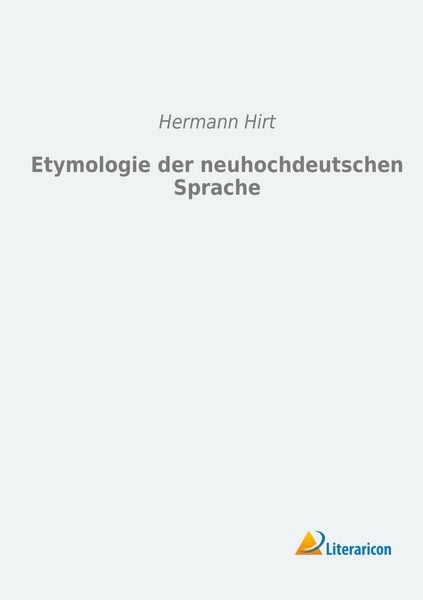 Produktbild: Etymologie der neuhochdeutschen Sprache