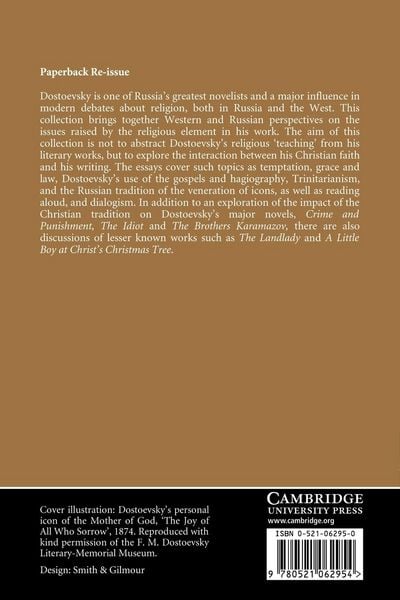 Produktbild: Dostoevsky and the Christian Tradition