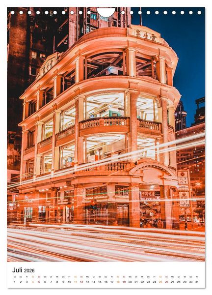 Produktbild: Hongkong Street live (Wandkalender 2026 DIN A4 hoch), CALVENDO Monatskalender
