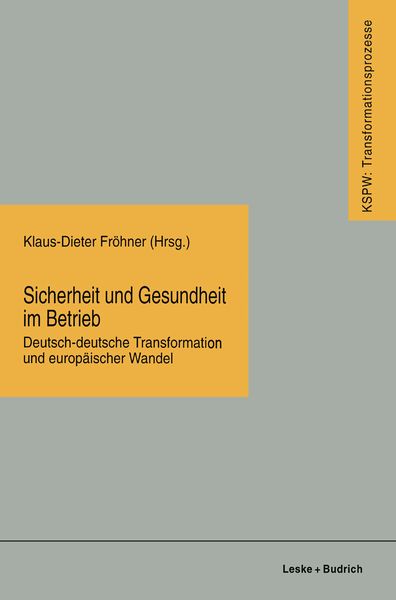 Produktbild: Sicherheit und Gesundheit im Betrieb