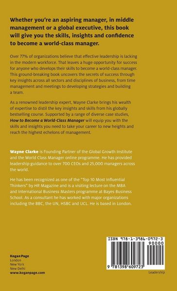Produktbild: How to Become a World-Class Manager