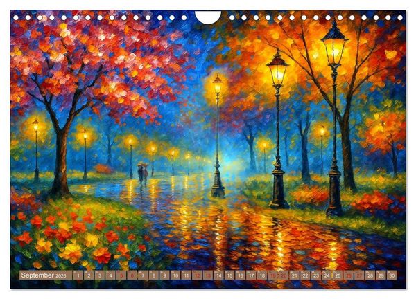 Produktbild: Spaziergang durch Farben und Licht (Wandkalender 2026 DIN A4 quer), CALVENDO Monatskalender