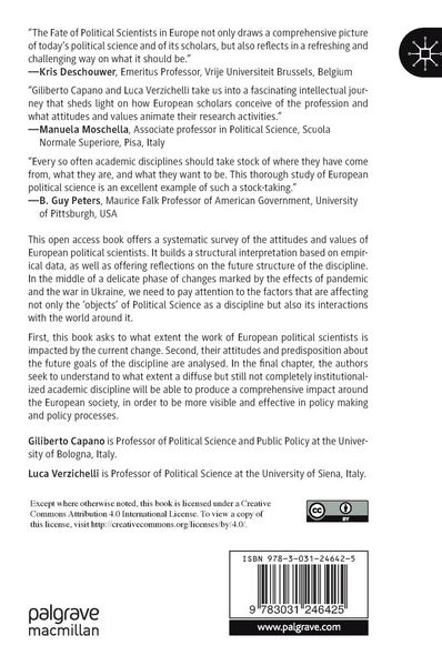 Produktbild: The Fate of Political Scientists in Europe
