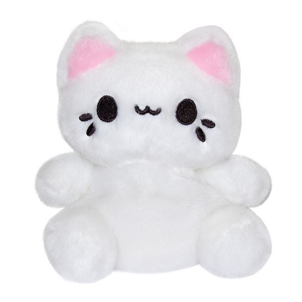 Produktbild: Aurora 44538 - Tasty Peach Custard Meowchi Palm Pals, wei&szlig;, Pl&uuml;schtier, ca.13 cm