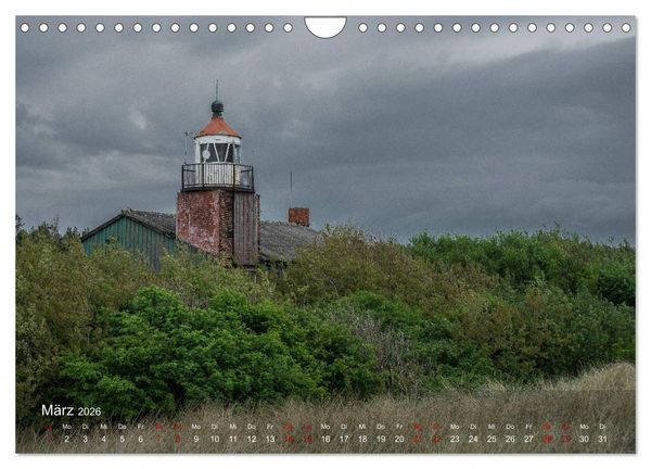 Produktbild: Die sch&ouml;nsten Leuchtt&uuml;rme - Deutsche Ostsee (Wandkalender 2026 DIN A4 quer), CALVENDO Monatskalender
