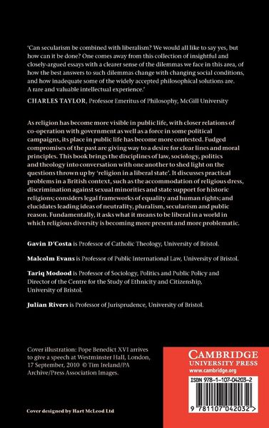 Produktbild: Religion in a Liberal State