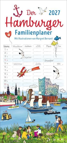 Produktbild: Der Hamburger Familienplaner 2027 - Margret Bernard