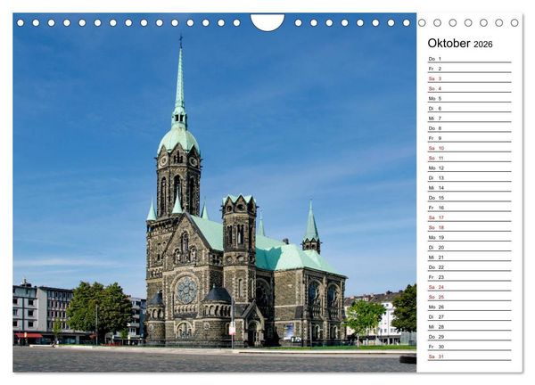 Produktbild: Unterwegs in M&ouml;nchengladbach (Wandkalender 2026 DIN A4 quer), CALVENDO Monatskalender