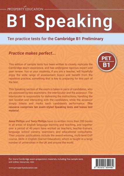 Produktbild: B1 Speaking