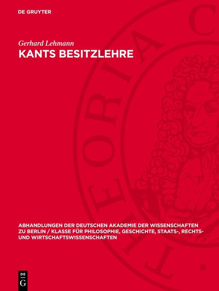Produktbild: Kants Besitzlehre
