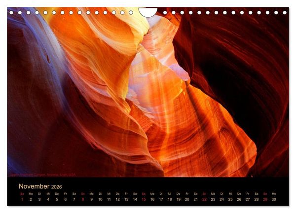 Produktbild: USA Der S&uuml;dwesten - Einzigartige Monumente (Wandkalender 2026 DIN A4 quer), CALVENDO Monatskalender