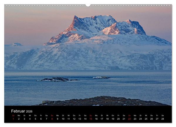 Produktbild: Gr&ouml;nland - Der wilde, wei&szlig;e Westen (Wandkalender 2026 DIN A2 quer), CALVENDO Monatskalender