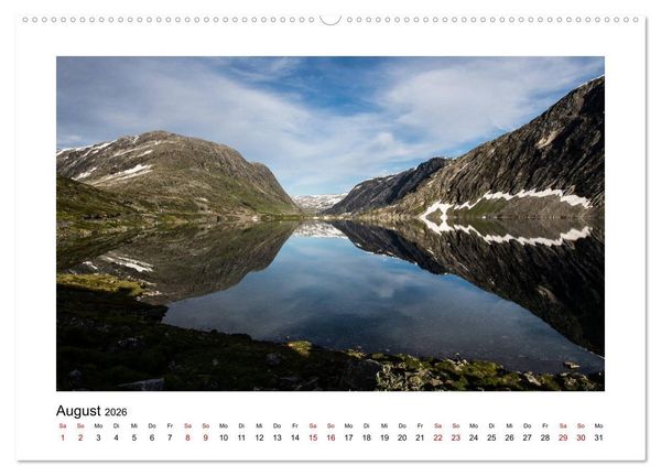Produktbild: Norwegen - Faszination Fjordland (Wandkalender 2026 DIN A2 quer), CALVENDO Monatskalender