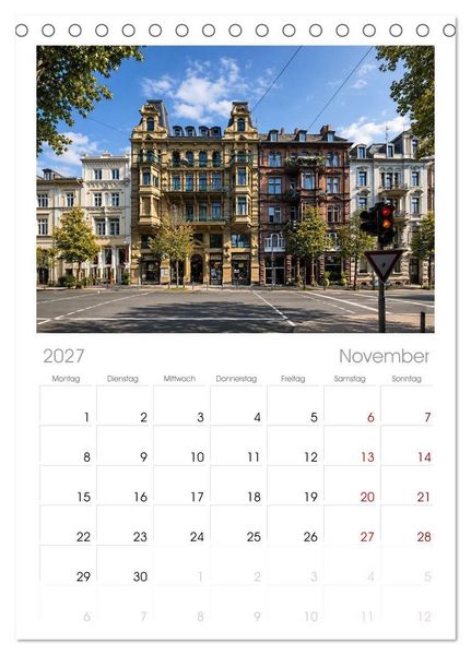Produktbild: Tischplaner 2027 - Wiesbaden Blickwinkel anders (A5 Tischkalender zum Aufstellen) CALVENDO