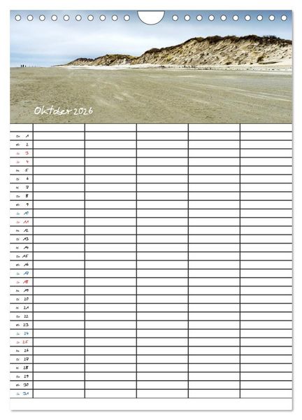 Produktbild: JUIST - DIE NORDSEEINSEL (Wandkalender 2026 DIN A4 hoch), CALVENDO Monatskalender