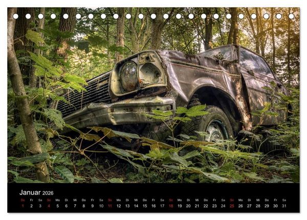 Produktbild: Rostlauben - vergessene Klassiker (Tischkalender 2026 DIN A5 quer), CALVENDO Monatskalender