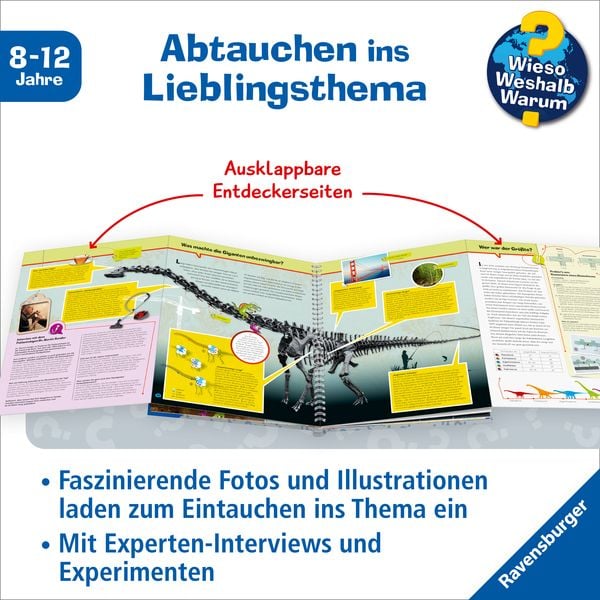 Produktbild: Dinosaurier / Wieso? Weshalb? Warum? - Profiwissen Band 12