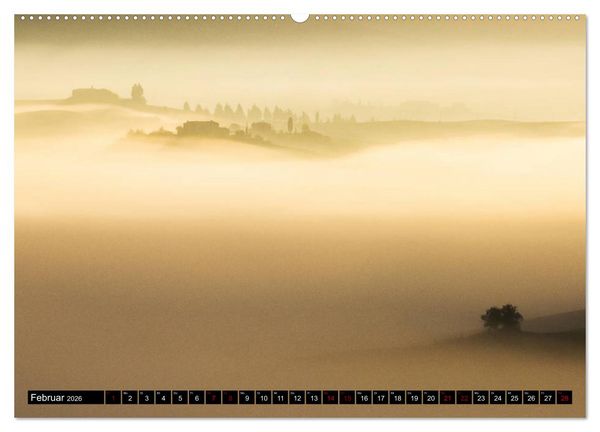 Produktbild: Toskana - Inseln im Nebel (Wandkalender 2026 DIN A2 quer), CALVENDO Monatskalender