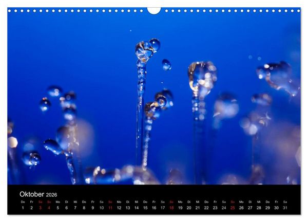Produktbild: Wassertropfen (Wandkalender 2026 DIN A3 quer), CALVENDO Monatskalender