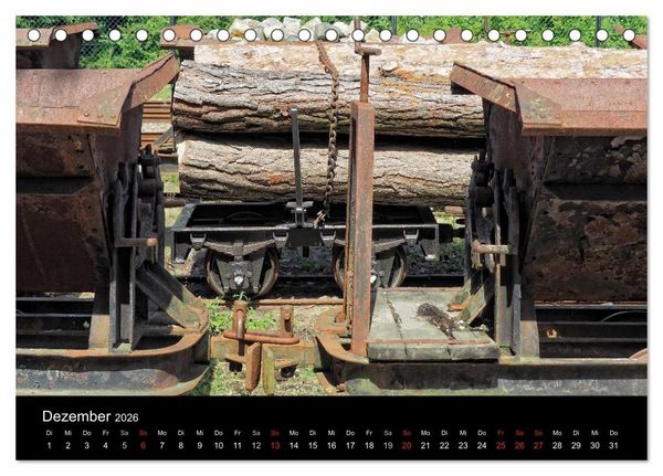 Produktbild: Waldeisenbahn Bad Muskau (Tischkalender 2026 DIN A5 quer), CALVENDO Monatskalender