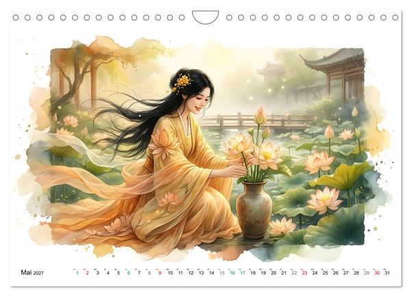 Produktbild: Zw&ouml;lf Farben der Stille (Wandkalender 2027 DIN A4 quer), CALVENDO Monatskalender